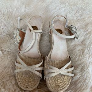 Cute Flower Wedge Sandals